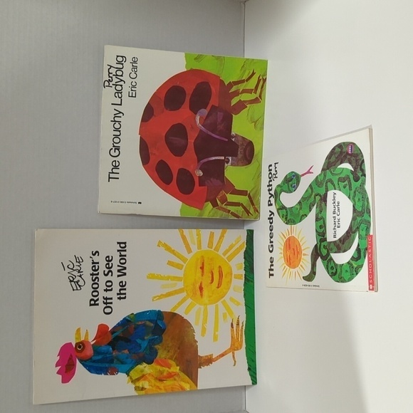 Scholastic Eric Carle 3-Pack Paperback Book Set; Fiction - Used - Picture 1 of 5